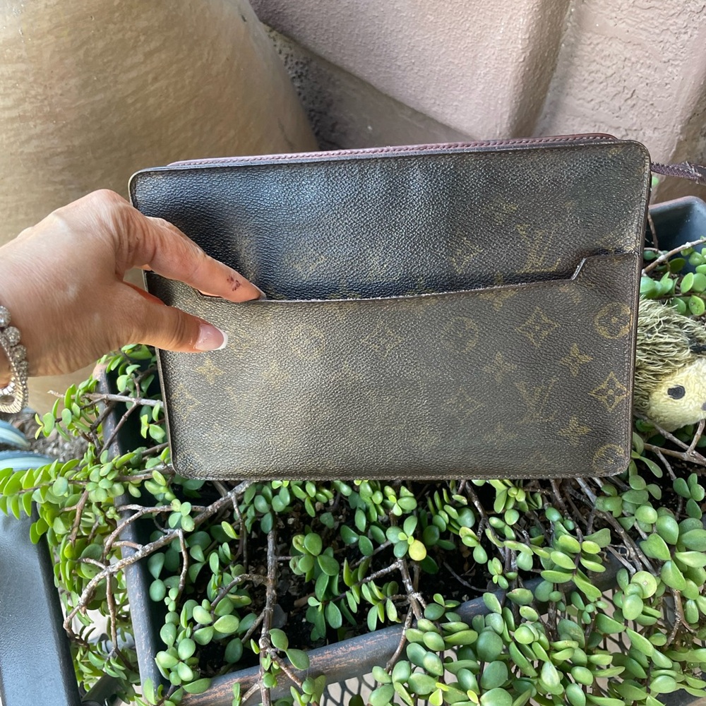 Luxury Brown Monogram Homme clutch